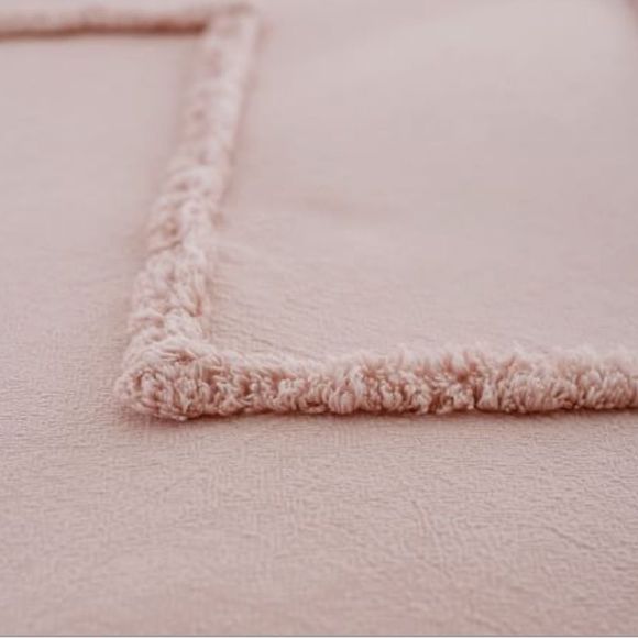 Ashlyn Tufted Duvet Cover Full Queen and Pair of Shams, Powdered Blush (ii) - Picture 4 of 5